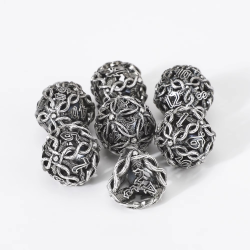 RPG Dice Druid Runes Set 7...