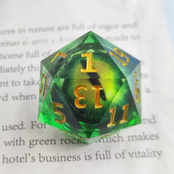 RPG Die Eye Green Forest...