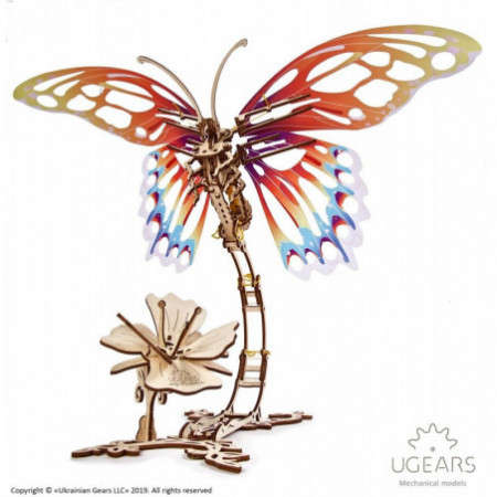 Mechanical Wooden Butterfly...
