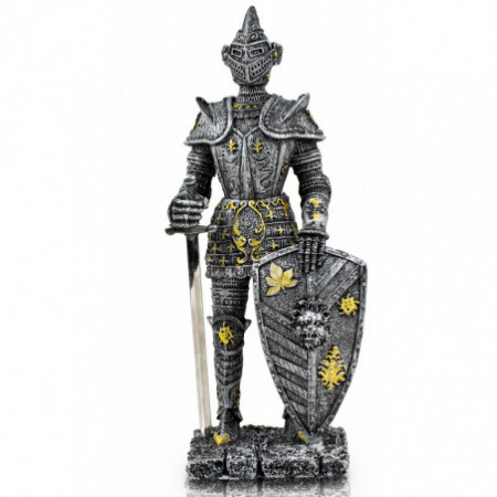 Metal Figurine Knight in...