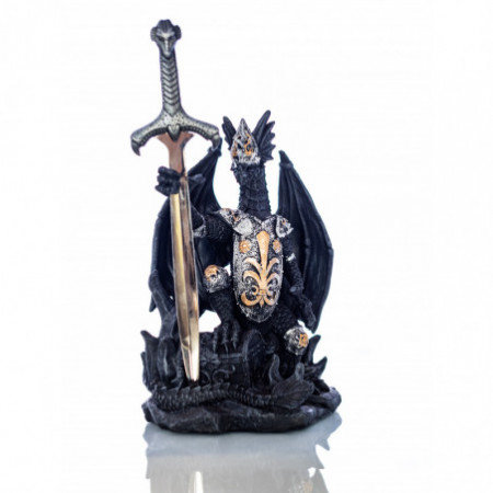 Metal Dragon Figurine With...