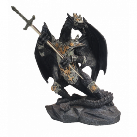 Metal Dragon Figurine With...