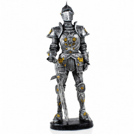 Large Metal Figurine Knight...