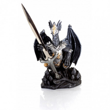 Metal Dragon Figurine With...
