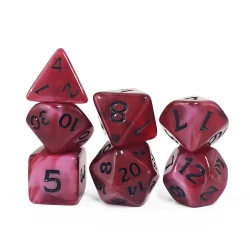 RPG Dice Red Borscht Set of...