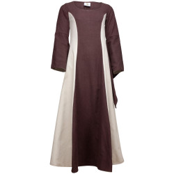 COTTON DRESS CALLA - BROWN...