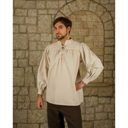 ANSGAR SHIRT - BEIGE M LARP