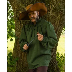 ANSGAR SHIRT - GREEN L LARP