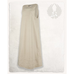 LINEN DRESS APRON ALVA -...