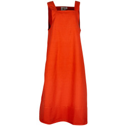 LINEN APRON DRESS LIENTJE -...