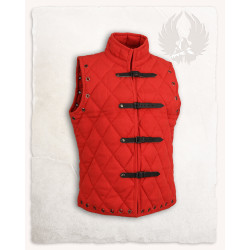 STITCHED VEST ARTHUR - RED...