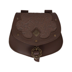 LEATHER POUCH ACERO BELT...