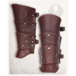 LEATHER GAUNTLETS ALBRECHT...