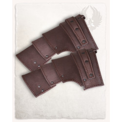 ALBRECHT LEATHER PAULDRONS...