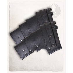 ALBRECHT LEATHER PAULDRONS...