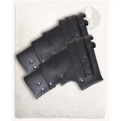 ALBRECHT LEATHER PAULDRONS...