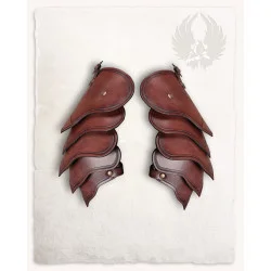 LEATHER PAULDRONS ALISTAIR...