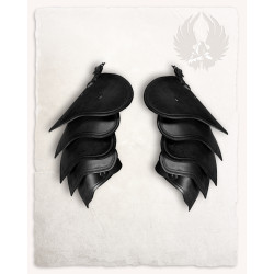 LEATHER PAULDRONS ALISTAIR...