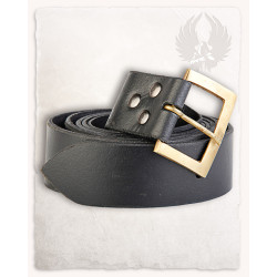 LEATHER BELT ADOLAR - BLACK...