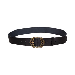 LEATHER BELT BASILIO -...
