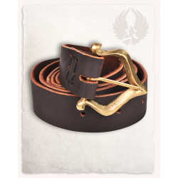 LEATHER BELT ADALBERT -...