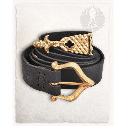 LEATHER BELT ADALBERT -...