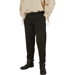 ROCCO COTTON PANTS - BLACK...
