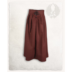 ANNA SKIRT - BURGUNDY L LARP
