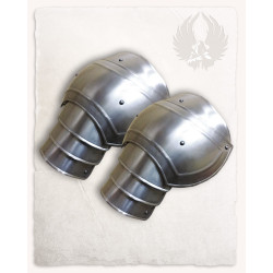 STEEL LARGE PAULDRONS ADAM...