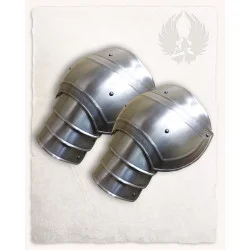 STEEL LARGE PAULDRONS ADAM...