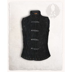 SUEDE QUILTED VEST ARTHUR -...