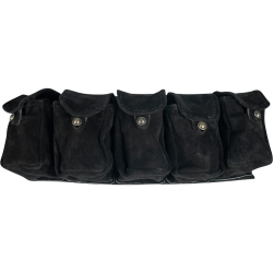 SUEDE BELT WITH POUCHES...