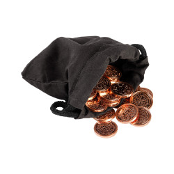 SET OF 10 COPPER COINS IN A...