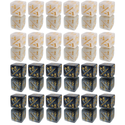 Set of 24 D6 Dice 1.6 cm...