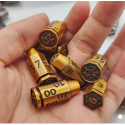 RPG Dice Plan B Set 7 Metal...
