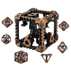 RPG Dice Fiery Friend Set...