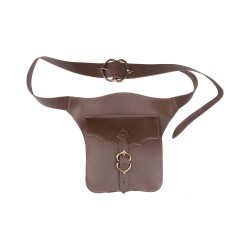 LEATHER SHOULDER BAG...