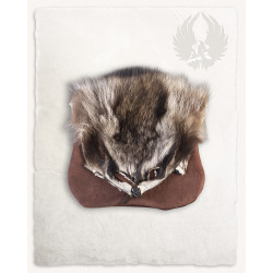 LEATHER CANIS BAG WITH...