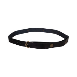 LEATHER BELT CEFIRO - BLACK...