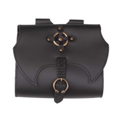 LEATHER BELT BAG CIRCULO -...