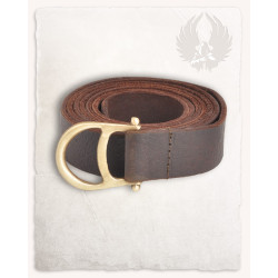 LEATHER BELT DIANA - BROWN...