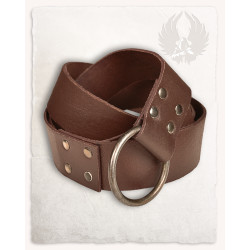 LEATHER BELT WITH A RING...