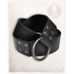 LEATHER BELT WITH A RING...