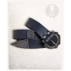 LEATHER BELT EINAR - BLACK...
