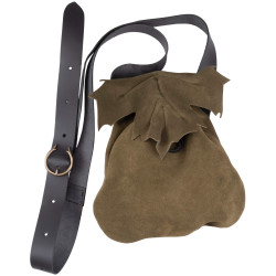 LEATHER SHOULDER BAG...