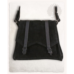 SUEDE SHOULDER BAG...