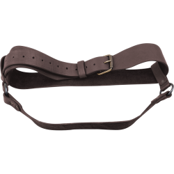 LEATHER BELT GERALT - BROWN...
