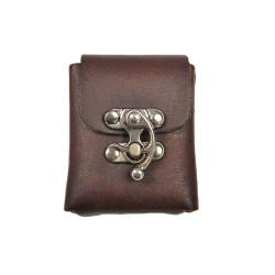 LEATHER BELT POUCH GERO -...