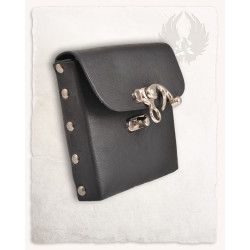 LEATHER BELT POUCH GERO -...