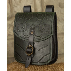 LEATHER BELT BAG GOFFREDO -...